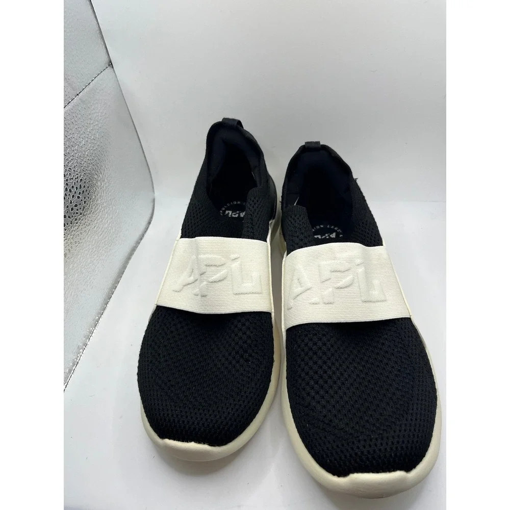 APL Techloom Bliss W Black White Slip On Sneakers Women's Size 7 Athletic Shoes